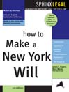 How to Make a New York Will, 3E